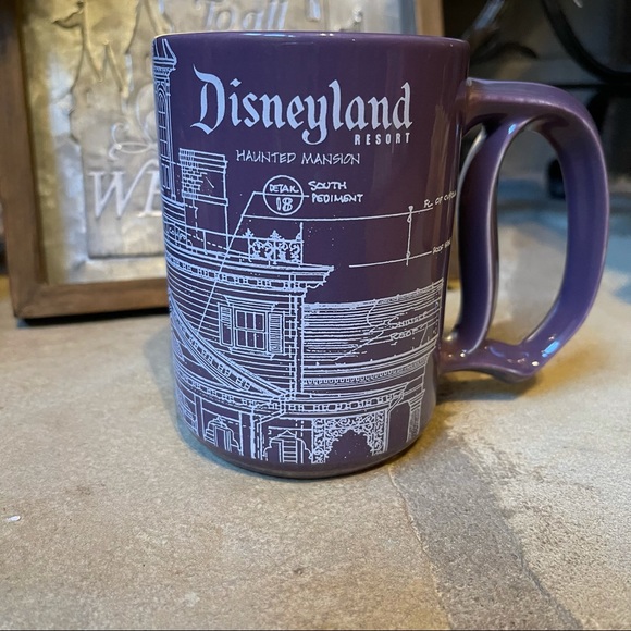 NWT  Disney Parks Haunted Mansion Disneyland Resort Purple Coffee Mug - Picture 4 of 11
